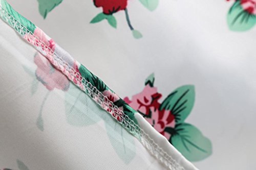 image for Zainafacai Women Halter Floral Long Swing Dress Sleeveless Prom Party 