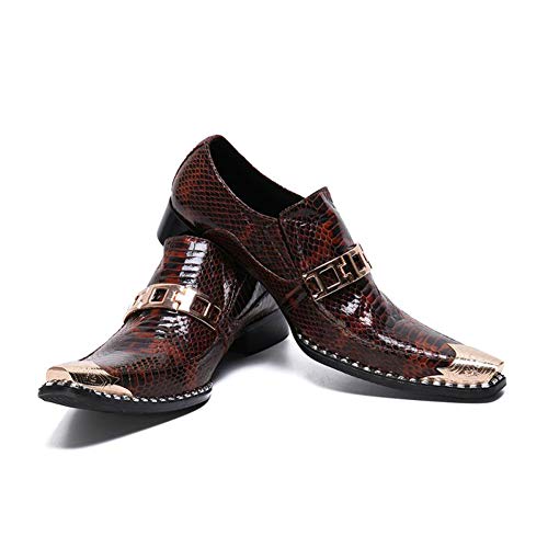 TAZAN Hombre Moda Zapatos De Cuero Señaló Boda Patrón De Cocodrilo Negocios Calzado Vestir Derby 2019 Zapatos De Vestir… TAZAN Hombre Moda Zapatos De Cuero Señaló Boda Patrón De Cocodrilo Negocios Calzado Vestir Derby 2019 Zapatos De Vestir… - Imagen 5