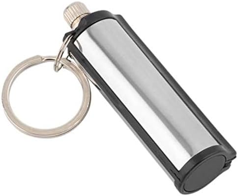 Emergency Fire Starter - Permanent Flint Match Forever Lighter Fire Starter Set Keychain Unlimited Portable Waterproof Metal Outdoor Hiking Camping Safety Survival Tools (1)