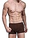 Hoerev Pack of 4 Mens Super Soft And Comfortable Fiber Briefs Trunks Underwear，2Blue2Black，L