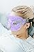 Perfecore Cooling Gel Eye Mask Cold Compress for Puffy Eyes, Dark Circles, Headaches, Purple