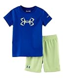 Under Armour Little Boys' Infant UA Fish Hook Logo 2-Piece Set