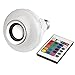 Smart Light Bulb, IDEAPRO E27 12 Watts Bluetooth Speaker Light Bulb Dimmable LED Music Bulb RGBW Colorful Lamp with Remote Control