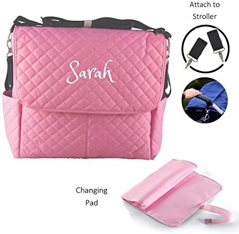 embroidered diaper bag backpack