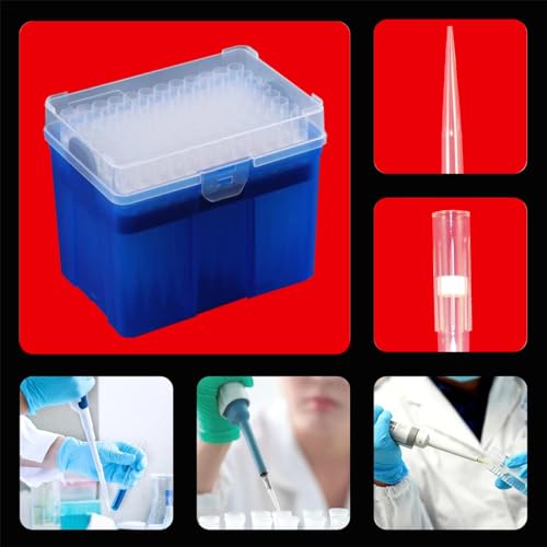 Pipette Tips 1000μL 1ml Sterile Pipette Tips Racked Autoclavable