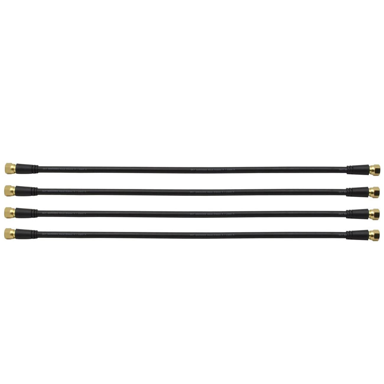 Satix Coaxial Patch Cable with F-Connector 40 cm (Pack of 4)