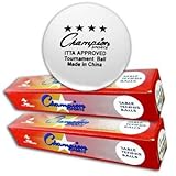 Table Tennis Balls Champion 4 Star Balls (Dozen)