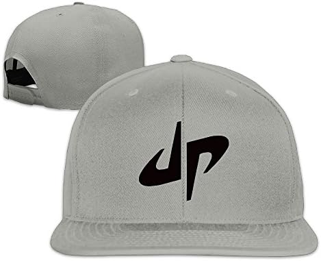 M Angel Adjustable Funny Dude Perfect Logo Flat Sun Hats Baseball Cap One Size Ash