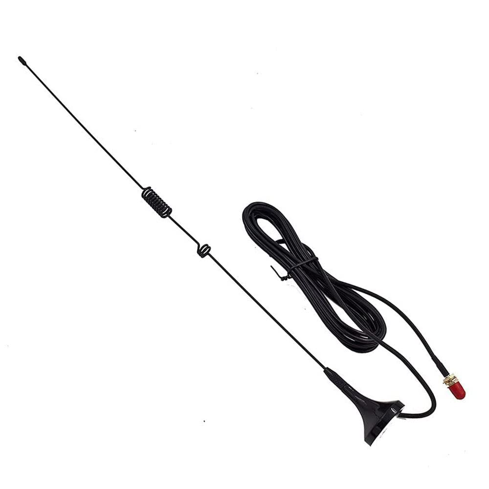 TengKo UT-106UV 144/430MHz 3Db SMA Female Dual-Band VHF+UHF Mini Car Chuck Antenna Ham Radio Antenna for UV5R/UV5RA/UV5RE Walkies Talkies
