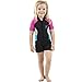 Seavenger Cadet Kids 2mm Shorty Wetsuit (Hot Pink, 4T)