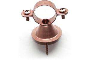 ClampTitan Bell Hanger Copper Coated Steel, Copper Epoxy, 10 Pieces (3/4")