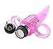 Sex Toy for Women Men Lover Couple Mini Bullet Vibrating Finger Finger Massager Thumb StyleTickler Vibrating Fun Fingertip Vibe Lip Mouth Tongue Stimulate Body Care Finger Ring (Pink)