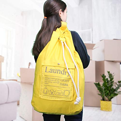 Teeo Laundry Bag Dorm Room Essentials Travel Laundry Bags