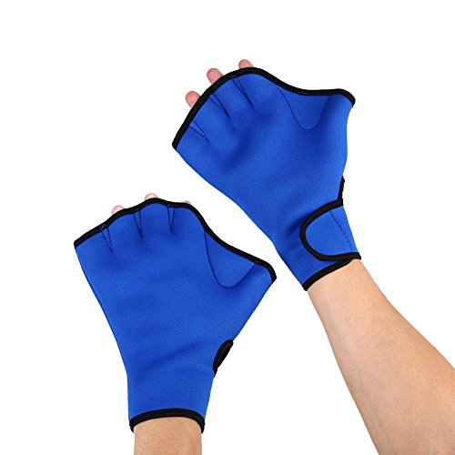 image for Efanr 1 Pair Training Aqua Fit Swim Webbed Gloves Aquatic Fitness Wate