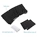WINOMO Sofa Slipcover Black Couch Covers Furniture Protector with Pillow Cases Elastic