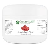 French Red Clay Powder - 100% Pure & Natural by GreenHealth