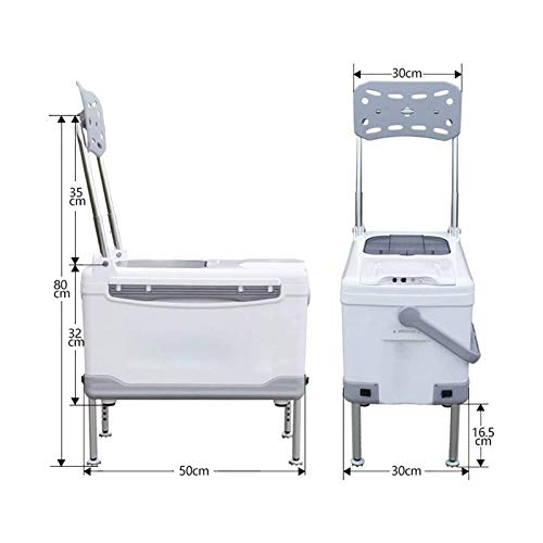 SQQSLZY Angelkasten Multifunktionaler Inkubator Vier Ecken Hebeverdickung Fischereibox Angelgerät Live Fish Box… – Bild 6