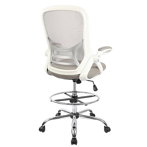 HYLONE Drafting Chair, Tall Office Chair Standing Desk Stool With