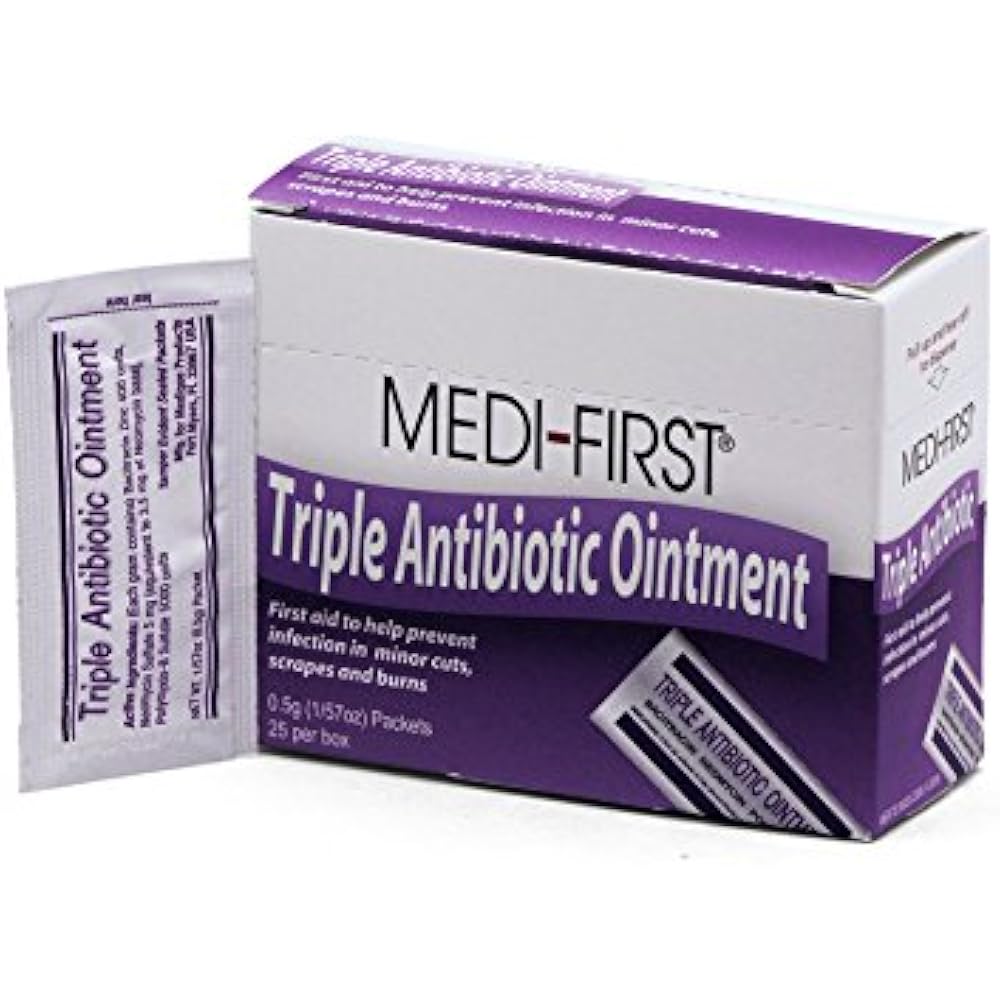 Products 22373 Triple Antibiotic Ointment.5 Gram, 25 Per Box
