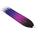 DAIRESS (6 Packs) Ombre Box Braids Crochet Hair Extensions 22inches 10Stands Synthetic Crochet Braids Hair Extensions Kanekalon Box Braids Crochet Braiding Hair (6Packs,Black Purple Blue)