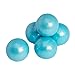 Light Blue Gumballs for Candy Buffet - Apx. 620 Gumballs - 2 Pounds - Blue Candy - Mini Shimmer Gumballs 1/2 Inch - Bulk Candy
