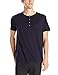 French Connection Men's Cotton Modal Mixed Henley