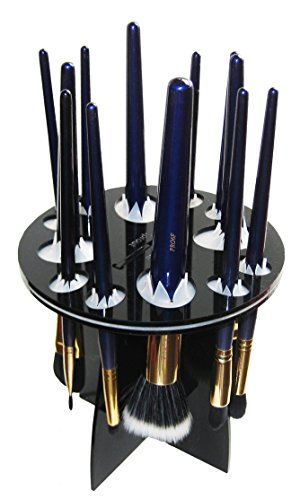 Benjabelle Sprout Brush Tree Super Compact Makeup Brush Drying Tower, Black