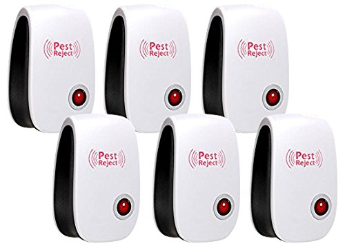 hotlinks Ultrasonic Pest Repeller, Electronic Plug in Pest Control, Pest Reject Repellent for Mosquitoes, Mice, Ants, Roaches, Spiders, Flies, Bugs, Insects and More, 6 Piece hotlinks Ultrasonic Pest Repeller, Electronic Plug in Pest Control, Pest Reject Repellent for Mosquitoes, Mice, Ants, Roaches, Spiders, Flies, Bugs, Insects and More, 6 Piece