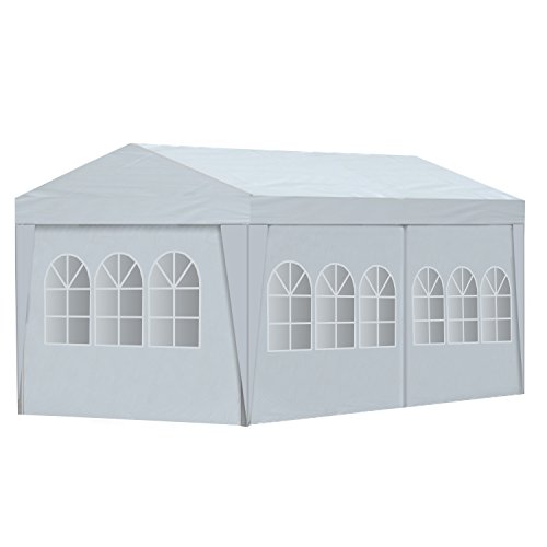 ALEKO APT20X10GAZEBO Outdoor Event Carport Garage Canopy Tent Shelter Storage Wedding Party 20 x ...