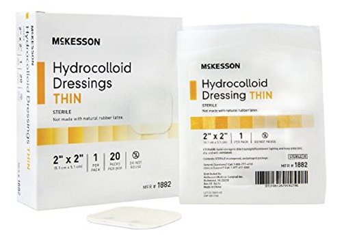 McKesson - Hydrocolloid Dressing McKesson 4 X 4 Inch Square Sterile - 10/Box - McK