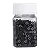 2500PCS Professional Silicone Hole Lined Micro Rings Tubes Links Beads Linkies Hair Extension Beads, 5mm/0.2
