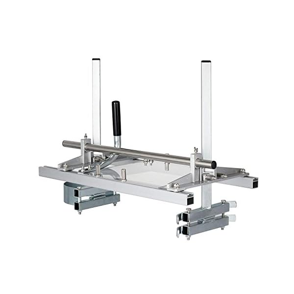 TOPQSC Kettensäge 24-Zoll-tragbare Kettensäge Aluminium-Sägewerk Edelstahl-Sägeform Passend für (14-24") Sägewerk