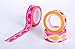 HIART Repositionable Washi Tape, Smoothie Joy Pink and Yellow, Set of 3