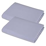 BH Bedding 100% Cotton Supreme Jersey Knit Fitted Cradle Sheet, 2 Pack - Lavender