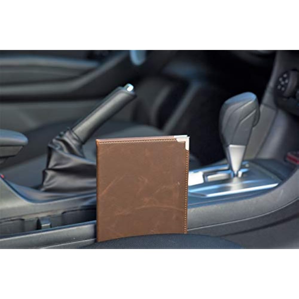 Car Registration Holder For Insurance Card Documents Auto Organizer