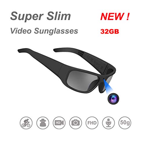 New OhO sunshine Video Sunglasses, 32GB Super Slim 1080P Full HD