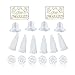 Amscan Classic Tassels and Honeycomb Bells Wedding Car Decorating Party Kit, 1 pieces, White