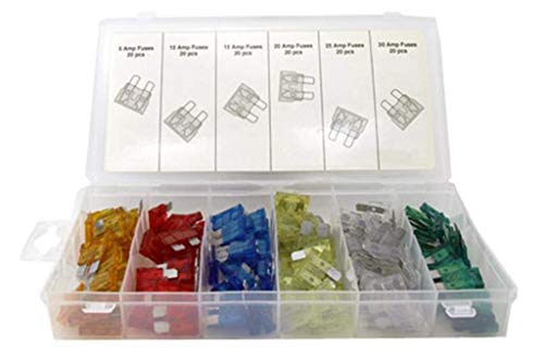 Cal Hawk Tools CAPCF 120Piece Assorted Car Fuse - Thumbnail 3