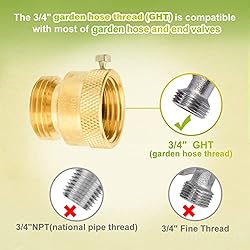 SUNGATOR Anti Siphon Valve, 6-Pack Hose Bib Vacuum