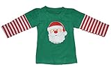 Unique Baby Unisex Kids Merry Christmas and Happy New Year Shirt