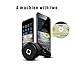 Wireless Bluetooth Earphone, Bodecin Mini Smart Rechareable High Grain Bluetooth Headset/Earpiece/Earbud/Headphone Bluetooth V4.1 Build in Mic with Ear Hook Vice Earphone USB Charging Cable (Black)