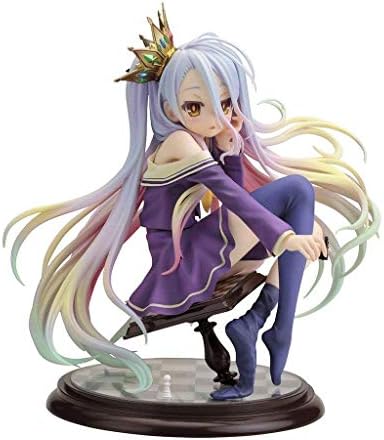 Anime Character Souvenir Crafts Ornament Toy Figurine Model Statue Nendoroid Action Figure NO GAME NO LIFE 1 Shiro