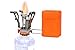 ZOESON Outdoors Mini Camping Stove,Backpacking Stove,Backpack Stove, Ultralight Collapsible Stove Backpacking with Piezo Ignition(1-Pack)