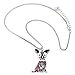 BONSNY Love Pets Enamel Zinc Alloy Metal Chihuahua Necklace Dog Animal Pendant 18