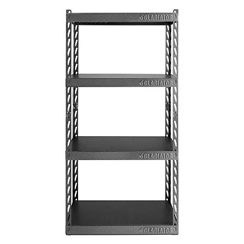 Gladiator 30" Wide EZ Connect Rack with Four 15" Deep Shelves, GARC304RGG