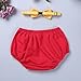 TiaoBug Baby Boys Cake Smash Outfit First Birthday Bloomers Diaper Cover Shorts and Bow Tie Party Photo Prop Costume Red&Yellow 12-18 Months