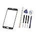 Outer Screen Front Glass Lens Replacement For Galaxy J3 2017 SM-J327 J327A J327P J3 Emerge /J3 Eclipse /J3 Prime / J3 Mission /J3 Luna Pro (Not LCD and Not digitizer) with Adhesive Preinstalled(black)