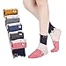 5 Pairs Women Cute Cotton Socks, Cat Animal Novelty Crew Socks, Funny Funky Socks For Women and Girls, Size 22.5-25.5 US Size 5-10
