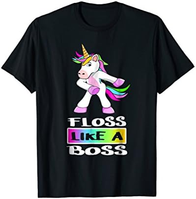 Floss Like a Boss Dance Unicorn Shirt Swish T-Shirt