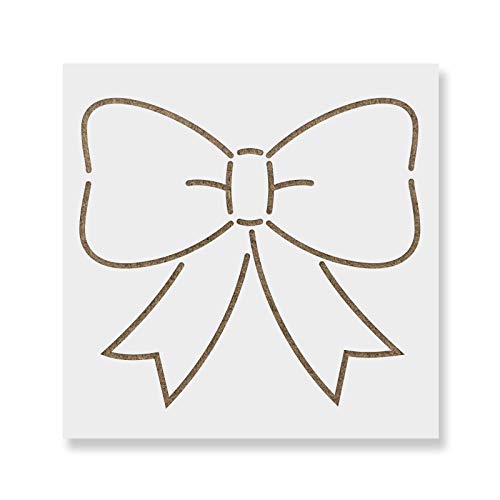 Bow Ribbon Stencil Template - Reusable Stencil with Multiple Sizes Available